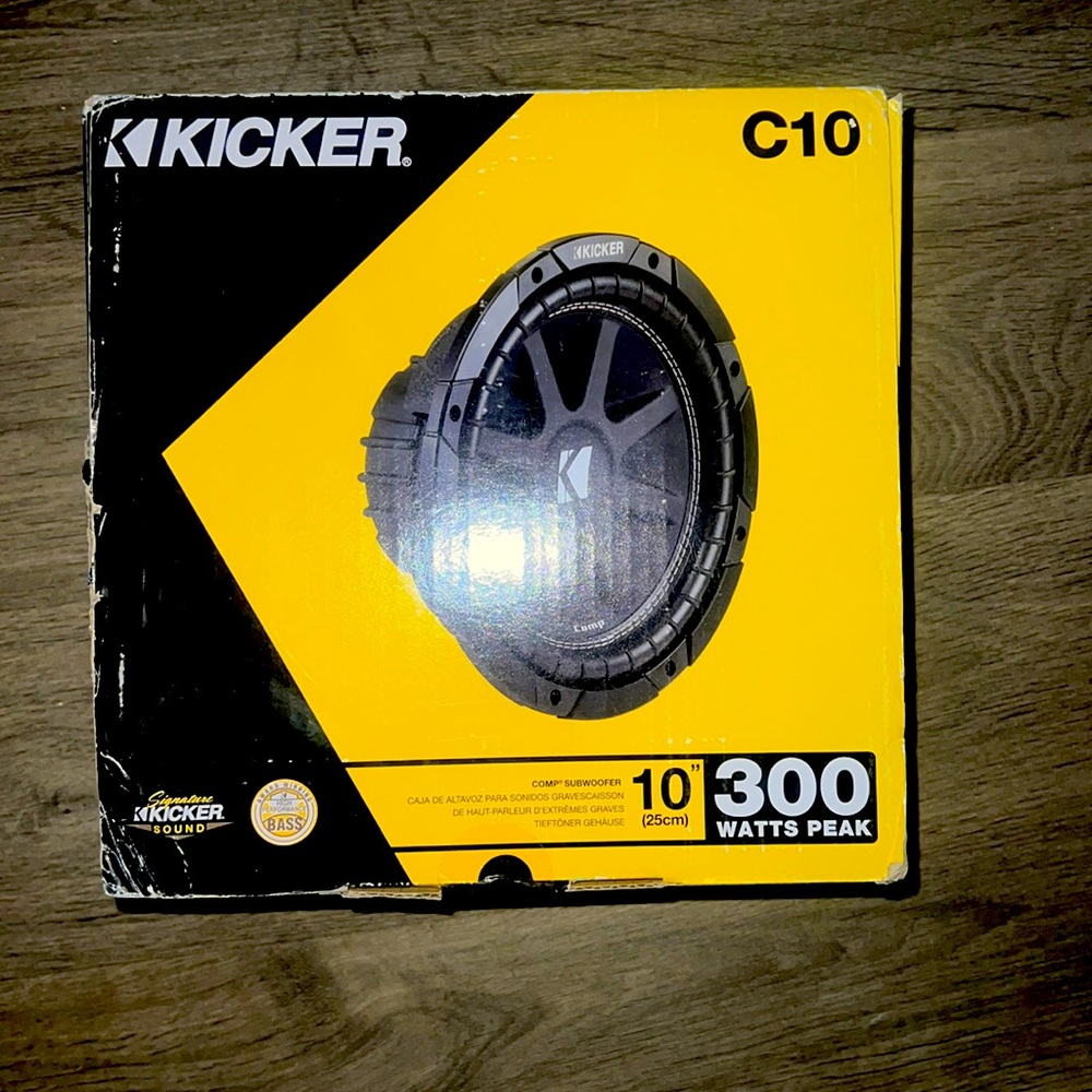 10” kicker speak